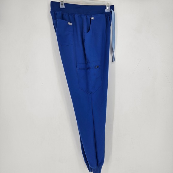 FIGS Pants Womens‎ Medium Zamora Jogger Blue Technical Scrub Medical Uniform - Picture 9 of 10